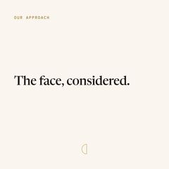 Instagram post — The face, considered.