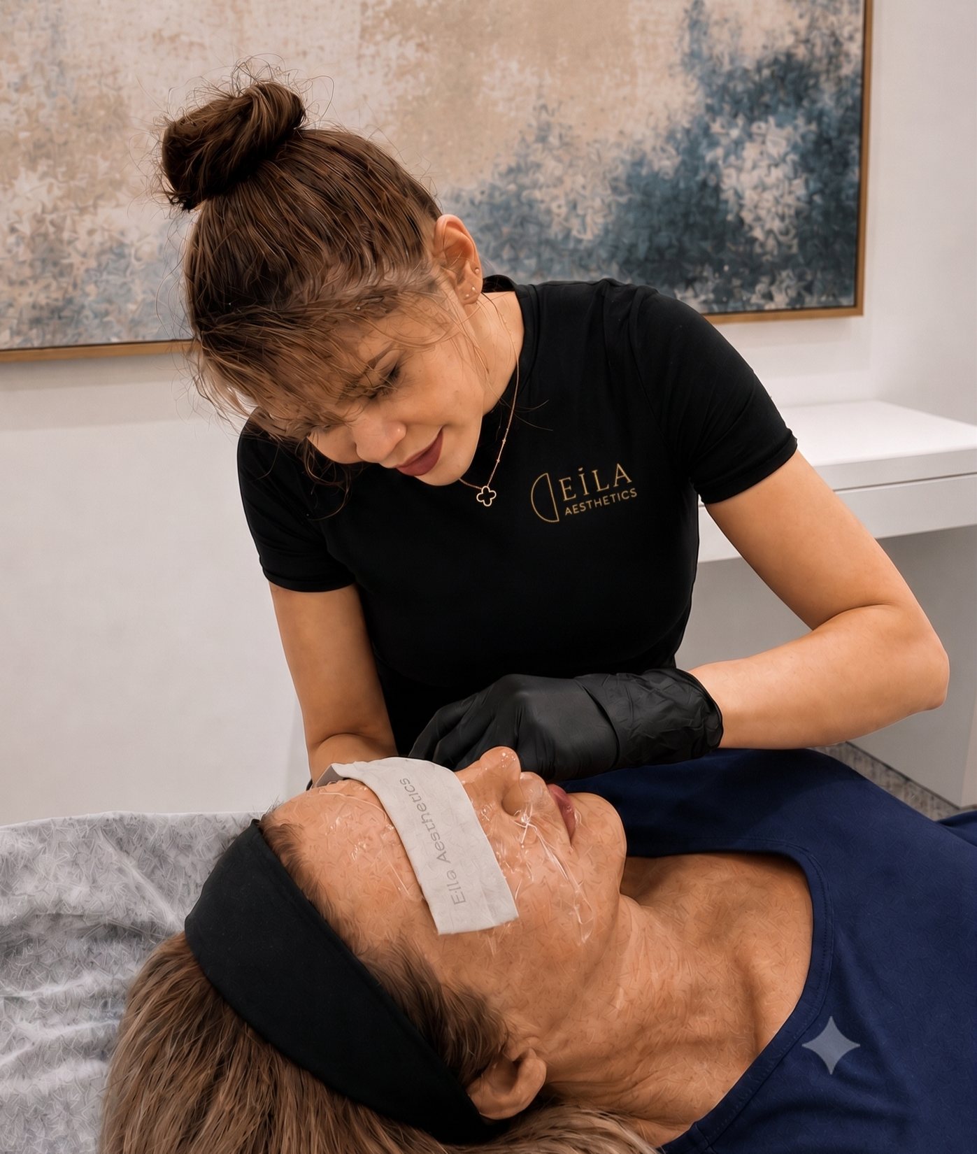 Clinical skin treatment with Sheila at Eila Aesthetics Robina