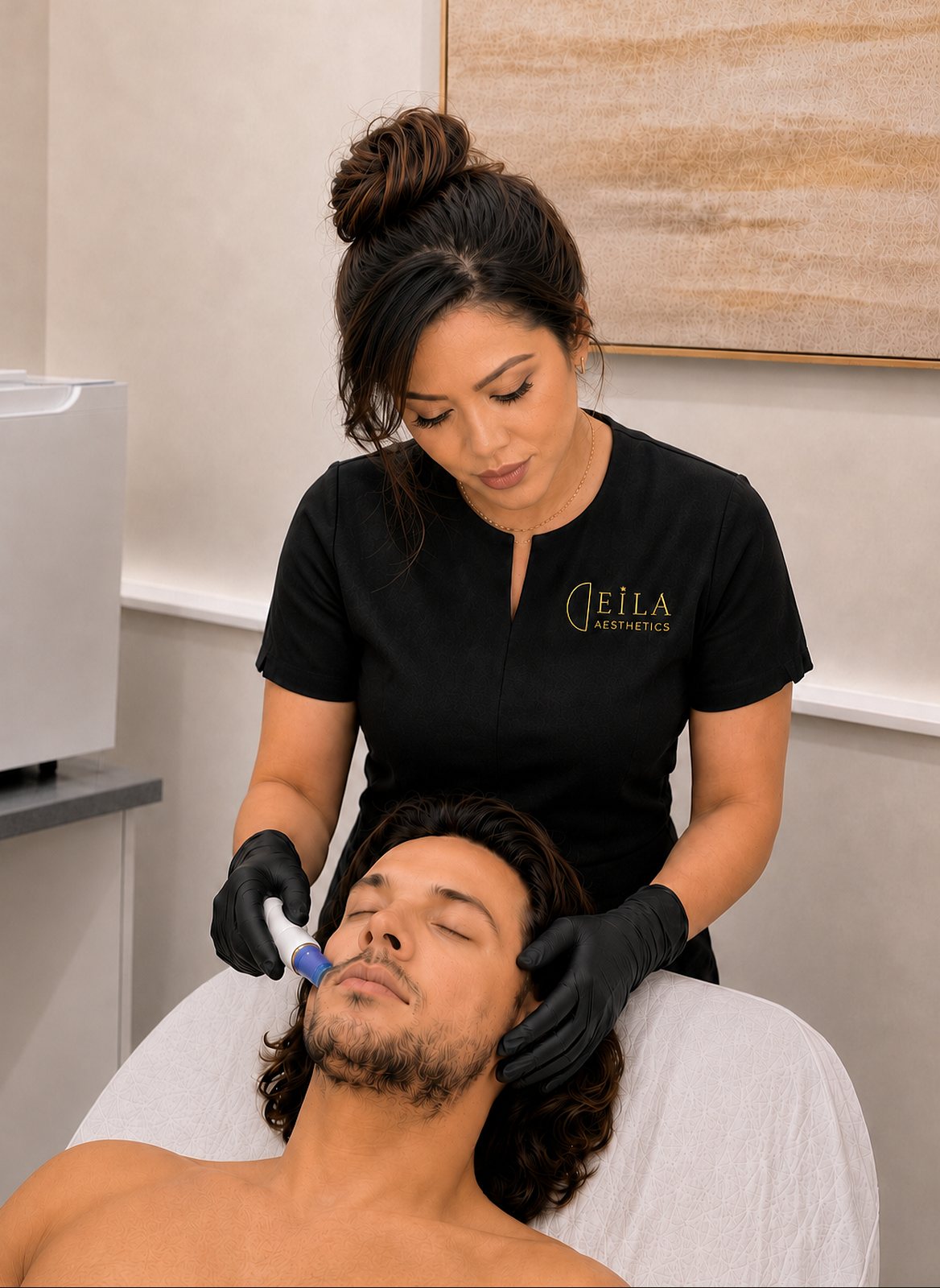 Skin needling treatment with Sheila at Eila Aesthetics Robina